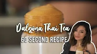 Thai Tea Dalgona Coffee | TikTok Style Whipped Coffee | ONLY 3 Ingredients