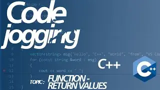 C++ For Beginners -  Function (Return Values)  in C++