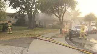 Santa Barbara County firefighters put out apartment fire near Goleta