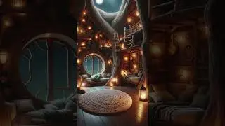 Live in a tree hole and watch the moon