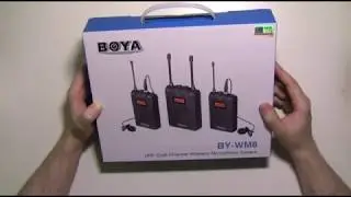 ОНЛАЙН ТРЕЙД.РУ Двухканальная УКВ беспроводная микрофонная система BOYA BY-WM8 Код товара: 1000736