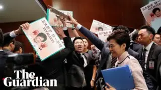 'Carrie Lam step down!' Hong Kong leader heckled in Legislative Council
