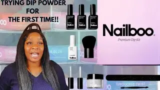 Пробую пудру для ногтей Nailboo Dip Powder впервые!!💅