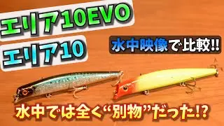 バチ抜け定番ルアー『エリア10』『エリア10EVO』その違いを水中映像で比較！【水中映像】【ルアー紹介】