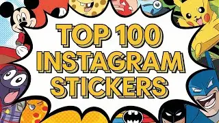 Top 100 Instagram Sticker Ideas | Popular Cartoon Characters for Creators