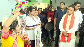 CM Mohan Majhi at World skill centre, Bhubaneswar