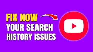 How To Fix YouTube Search History Not Showing