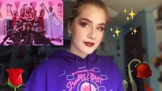 Beauty and the Beast Rose makeup tutorial