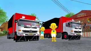 Dua Truk Oleng Upin dan Ipin Siap Antar Ikan Untuk Abang Iz dan Uncle Muthu 😆😂 upinstori