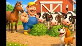 Old MacDonald Had a Farm 🐄 | Version 3.1 Different Animals Story | Kids Song & Nursery Rhyme