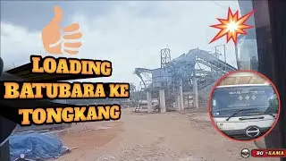 LOADING BATUBARA KE KAPAL TONGKANG 