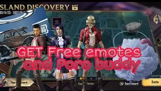 GET FREE PORO COMPANION || FREE MYTHIC OUTFIT || MYTHIC EMOTES || DISCOVERY ISLAND PUBG MOBILE EVENT