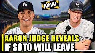 BREAKING! AARON JUDGE REVEALS IF SOTO WILL LEAVE THE YANKEES !! - YANKEES NEWS