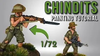 1/72 WW2 British Chindits | Painting Guide | AB Figures - Army Men