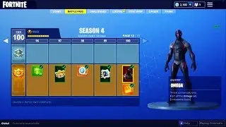 NEW SEASON 4 Tier 100 OMEGA Skin SHOWCASE -Fortnite Battle Pass TIER 100 SKIN Fortnite Battle Royale