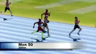 ROLAND GR&Ouml;GER M50 WORLD CHAMPION 200 M 22