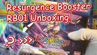 MAXIMUM SHINE!!! Digimon Resurgence Booster RB01 unboxing.
