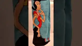 Olive Oyl Popeye Sock Video