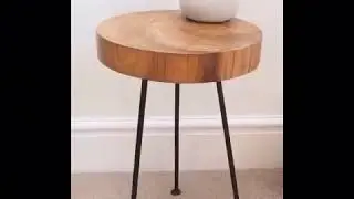 Tree stump tables