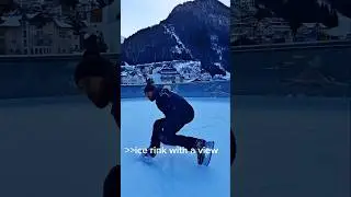 Jump with a great view #eislaufen #icefreestyle #freestyleiceskarting #icerink  #iceskating