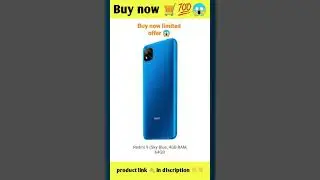 Redmi 9 (Sky Blue, 4GB RAM, 64GB Storage) | 2.3GHz Mediatek Helio G35 Octa core || Gadgets|| #shorts