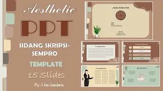 PPT Sidang Skripsi & Tutorial #10 #pptaesthetic #pptfreedownload #pptskripsi #pptseminarproposal