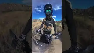 Tenere 700 hitting the trails before camp 