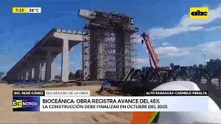 Obras del puente de la Ruta Bioceánica tienen un 45% de avance