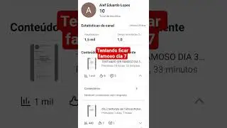 TENTANDO FICAR FAMOSO DIA 7#viral #shorts #fyy #edit