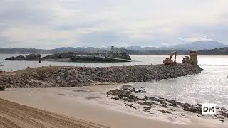 La polémica persigue a los nuevos espigones de La Magdalena