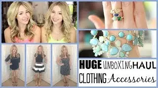 HUGE Unboxing Spring Haul 2014 - Clothing, Accessories, +more!