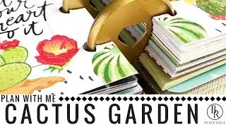 Plan with Me: Cactus Quote Garden | Plans by Rochelle