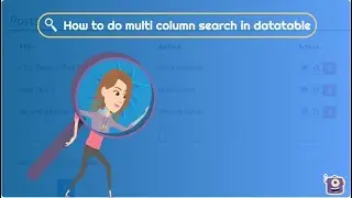 Multi Column Search box in Datatables with InfyOm Laravel Generator