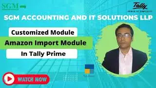 SGM CUSTOMIZED: AMAZON IMPORT MODULE IN TALLY PRIME