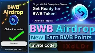 BWB Airdrop || How to Earn BWB Points || Bitget Wallet Invite Code