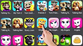 Ginger 2 Talking Ginger Pou my Hank My Angela 2     @Gameplay-s3q 