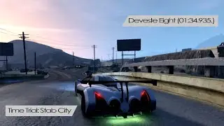 GTA V Online Time Trial - Stab City (Deveste Eight, 01:34.935.)