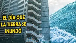 TODO EL HIELO DE LA TIERRA SE DERRITE PROVOCANDO ENORMES OLAS QUE ACABAN CON LA HUMANIDAD!!