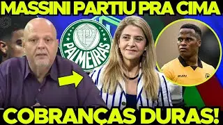 🚨 MASSINI NÃO teve MEDO de FALAR! SITUAÇÃO EXPOSTA no PALMEIRAS! CADÊ os REFORÇOS?