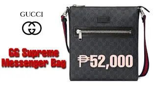 Vlog #1 Gucci GG Supreme Messenger Bag (1st Impression)