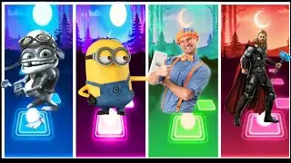 Crazy Frog   Minions   Blippi   Thor   Tiles Hop