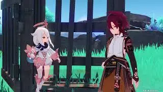 LUMINE ВСТРЕЧАЕТ HEIZOU Genshin Impact CUTSCENE