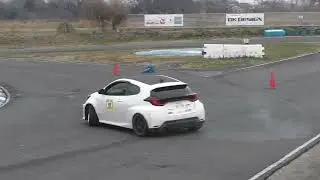 251221　OSL4輪ジムカーナ＠桶川スポーツランド　1本目　EXP　GRヤリス　山口