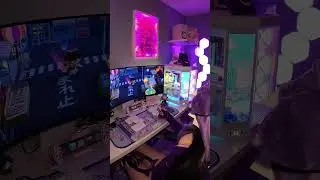 POV: Late-Night Gaming in the Coziest Anime Room | Desk Setup  #rtx4060 #gamingsetup #pc #gameroom