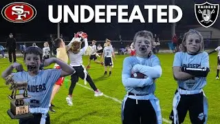 Best 8U Flag Football Team in The Nation | Raiders vs Niners | Florida Boys | Pick 6