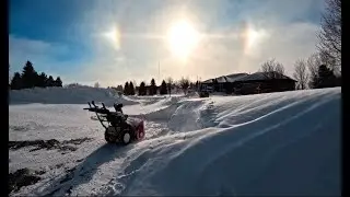 Clearing Snow in Minnesota at -35&deg;F