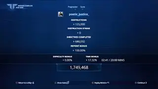 Livelock. 3-4. Catalyst vs. Satcom. 40K XP in 2:41 Minutes.