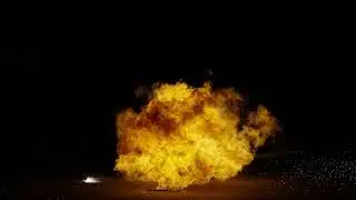 Black Screen 4K Ground Sparks