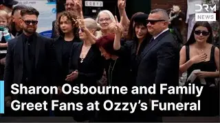 WATCH: Sharon Osbourne and Family Greet Fans at Ozzy&rsquo;s Funeral Procession | AA1B
