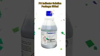 PH Indicator Solution | Buffer Solution for Water pH testing #phtesting #waterph #laboratory